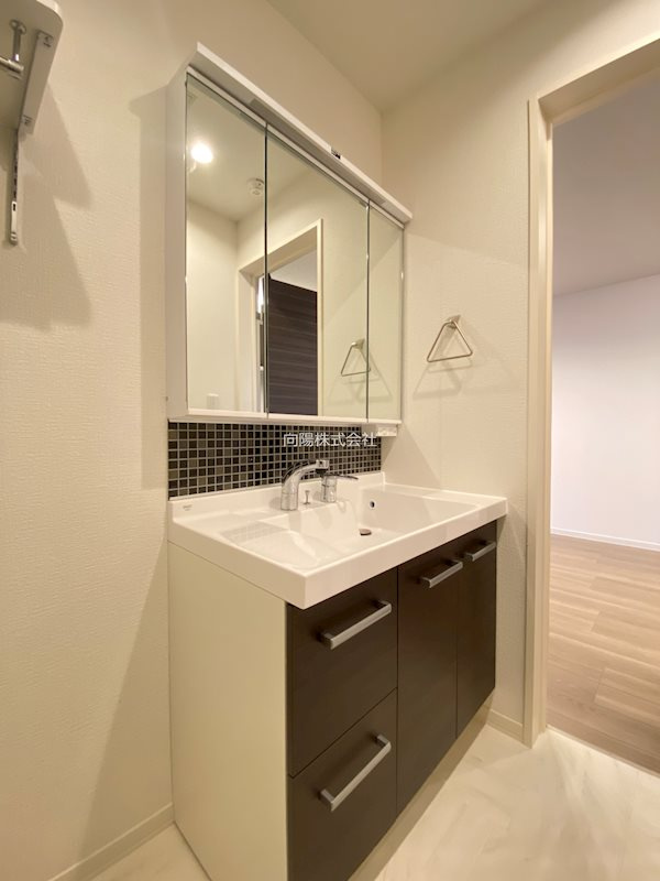 リラフォートの洗面所