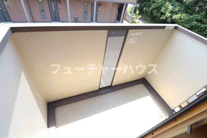 ロイヤルシティ　Ａのバルコニー