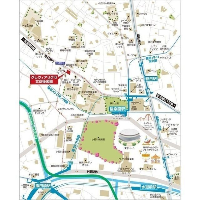 ＢｌｕＲｏｃｋ後楽園　の地図