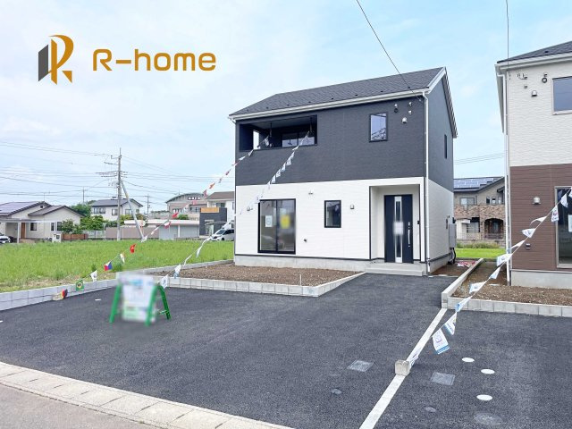 結城郡八千代町菅谷第2　新築戸建て　1号棟の外観|ご予約を頂ければ、『平日』はもちろん『早朝』や『夜間』もご見学可能です♪お気軽にお申し付けください♪