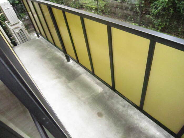 ララ湯の原　Aのバルコニー