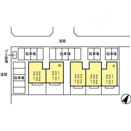 ララ湯の原　Aの区画図