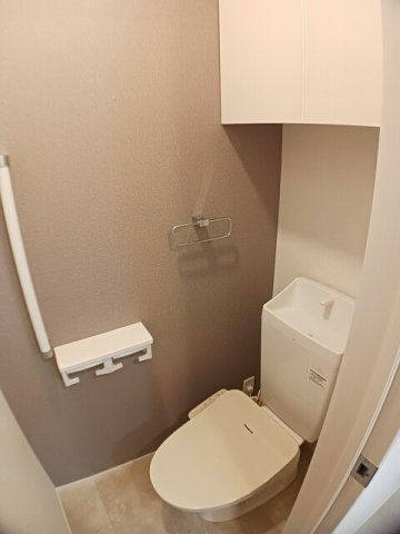 三井郡大刀洗町大字山隈のアパートのトイレ|トイレもきれいです