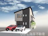茅ヶ崎市本村3丁目　売地　全4区画の外観パース|1号地イメージパースです。