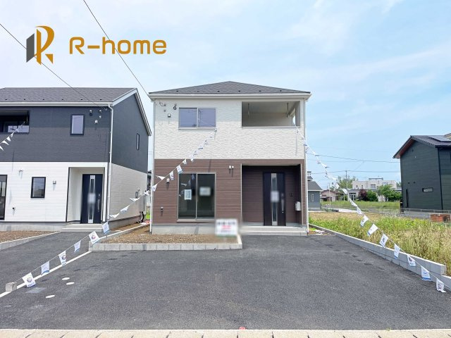 結城郡八千代町菅谷第2　新築戸建て　2号棟の外観|ご予約を頂ければ、『平日』はもちろん『早朝』や『夜間』もご見学可能です♪お気軽にお申し付けください♪