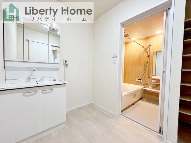 つくば市富士見台　中古戸建の脱衣所