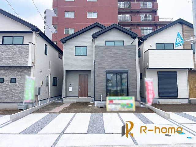古河市東本町7期　新築戸建て　2号棟の外観|ご予約を頂ければ、『平日』はもちろん『早朝』や『夜間』もご見学可能です♪お気軽にお申し付けください♪