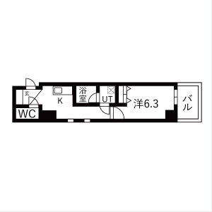 THE MUSE神屋町の間取り