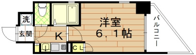 エステムコート御所南Ⅱの間取り