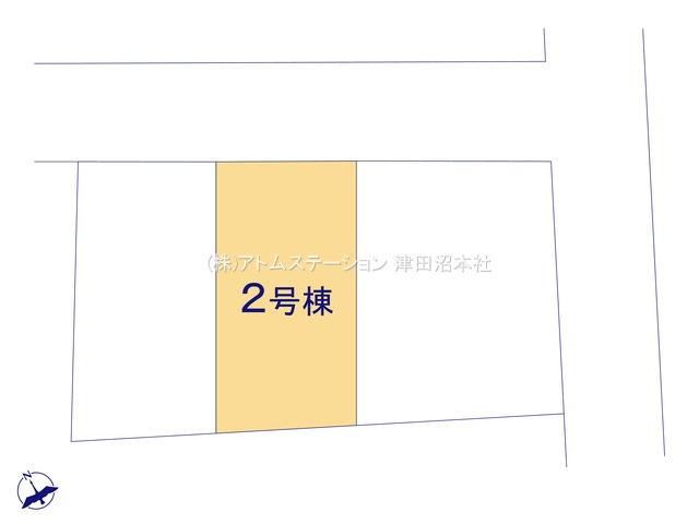 【区画図】 | アトムセレクト船橋市海神６丁目　2号棟
