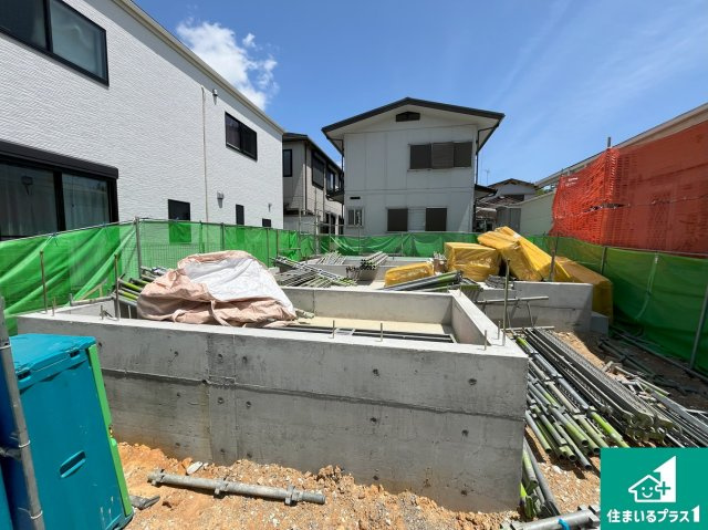 加古川市平岡町　第10期　新築一戸建ての外観|現在の進捗状況です！順調に作業進行中、完成が待ち遠しいです！詳細の間取り等、お気軽にお問い合わせください！