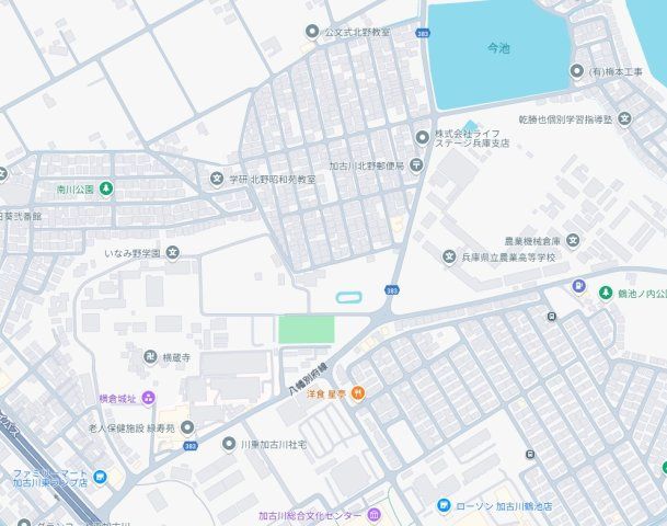 加古川市平岡町新在家　第10期　新築一戸建ての地図