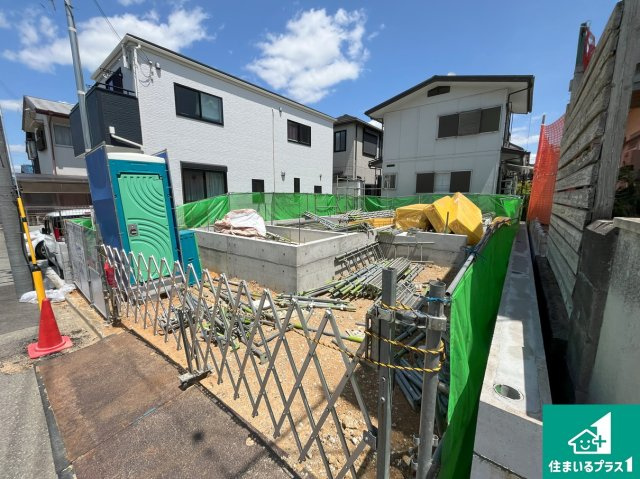 加古川市平岡町　第10期　新築一戸建ての外観|現在建築中！落ち着いた街並みで新生活を始めることが出来そう！周辺の物件も併せてご紹介させて頂きます！