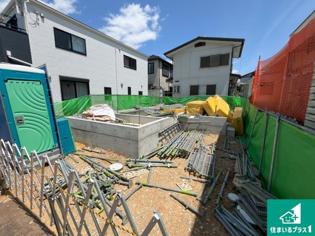 加古川市平岡町　第10期　新築一戸建ての外観|現在の進捗状況です！順調に作業進行中、完成が待ち遠しいです！詳細の間取り等、お気軽にお問い合わせください！