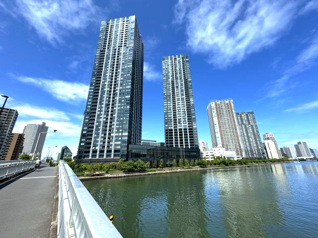 シティタワーズ豊洲 ザ・ツインノースタワーの外観