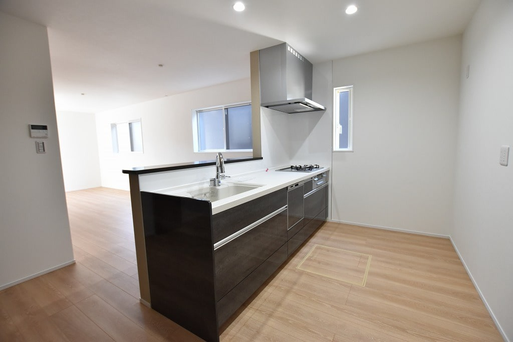 広島市安佐南区中筋３丁目　新築一戸建て(全3棟)のキッチン