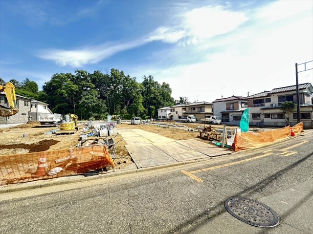 【外観】 | 朝霞市大字宮戸　建築条件なし売地　全16区画　(志木本店) | 販売現地／2025年6月6日撮影
お好きなハウスメーカーでこだわりの邸宅をご建築ください！