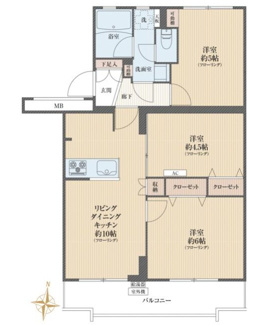 【間取り】 | 都民サンライズマンション