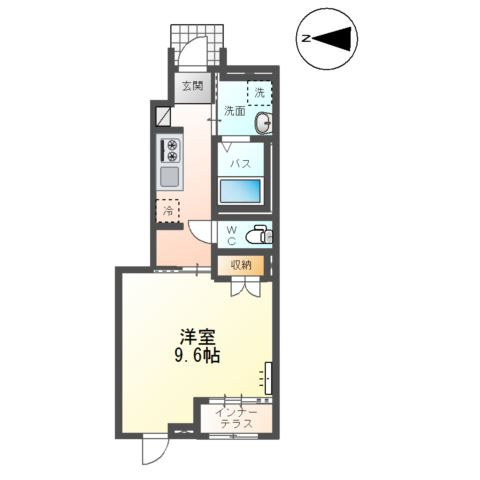メゾン　ラ　テールの間取り