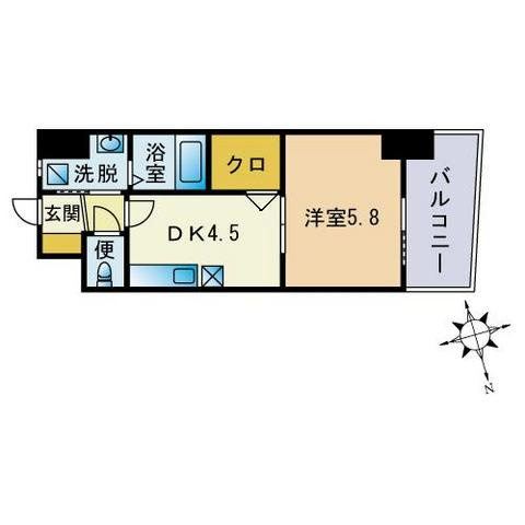 ヒット天神BLDの間取り