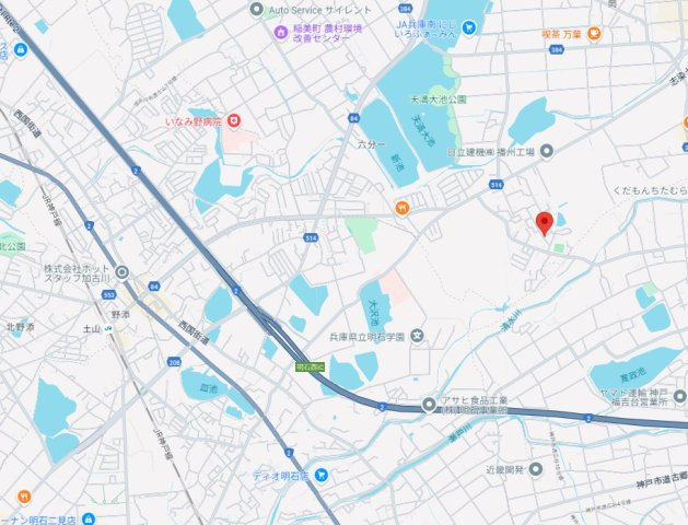 【地図】 | 加古郡稲美町六分一１期（全１棟）　新築