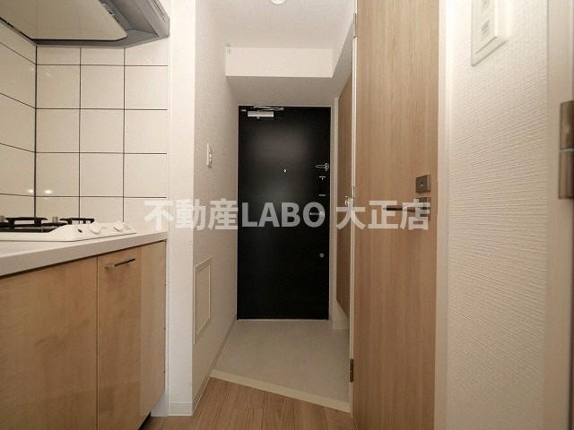 エスリード難波ザ・プレミアの玄関