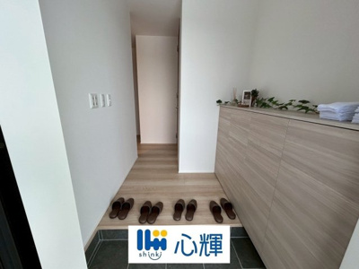 【玄関】 | セキュレア中村１丁目（４号地） | 収納部分を多く採用し、スッキリとした広さを確保出来ました。