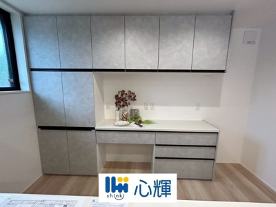 【キッチン】 | セキュレア中村１丁目（４号地） | 使い勝手の良いカップボードを設置しています。