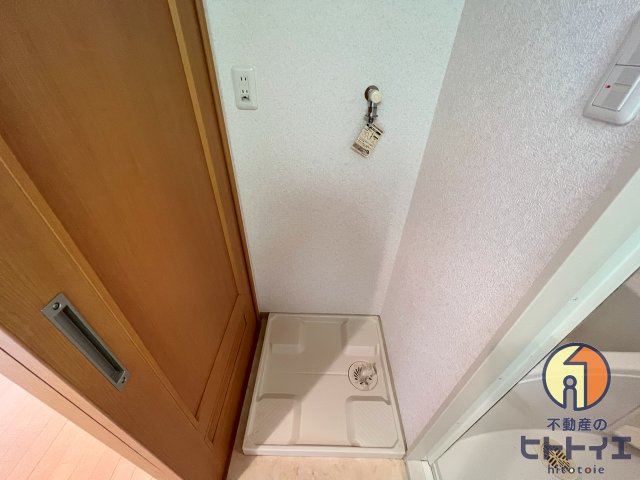 サンハウス羽犬塚の設備|洗濯機置場です