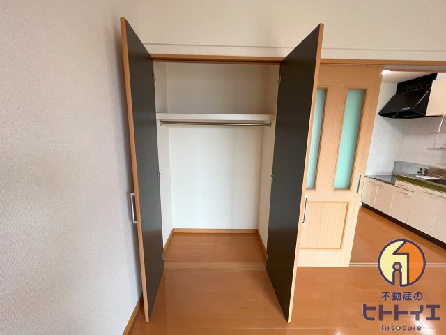 サンハウス羽犬塚の収納|クローゼットです