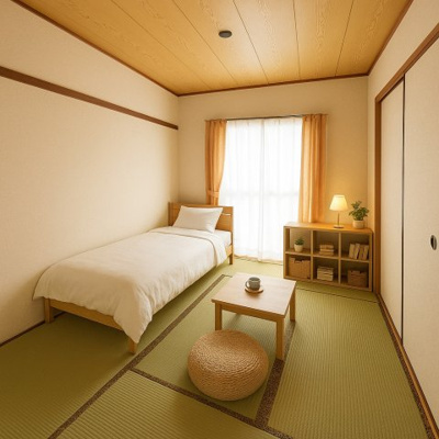 【和室】 | 園生カキナカマンション | 家具・家電等はイメージです。