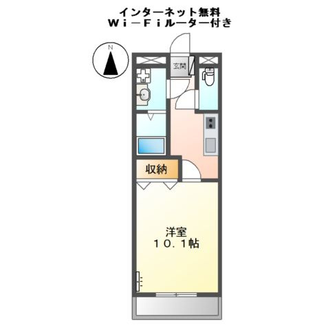 ラフィーヌ上野田Ⅱの間取り