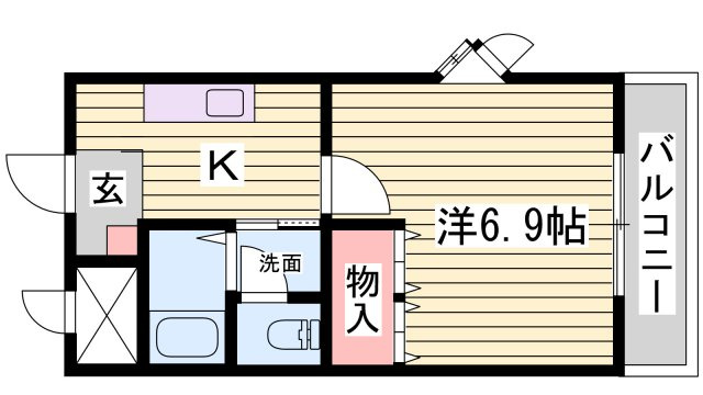 ヴィレッジ熊見の間取り