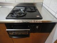 昴ーすばるーのキッチン|２口キッチンで料理がはかどります＊