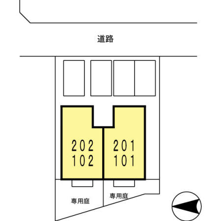 ペイサージュ晴海の区画図