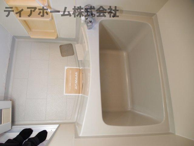 スペースMHM A棟の浴室|きれいなお風呂です