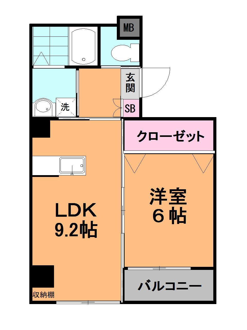 ルネスキューブの間取り