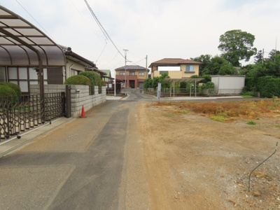 【前面道路含む現地写真】 | 坂戸市小山売地