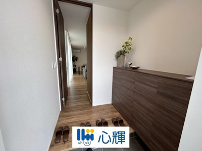 【玄関】 | セキュレア中村１丁目（５号地） | 収納部分を多く採用し、スッキリとした空間を確保出来ました。