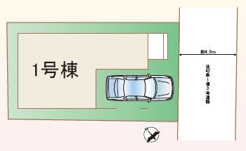 【区画図】 | 明石市西明石北町1丁目 新築戸建