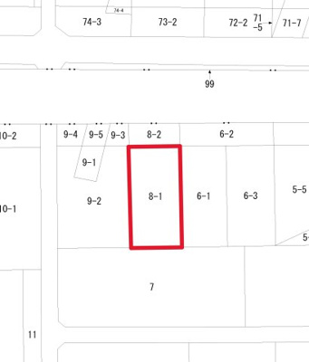 【区画図】 | 新栄町鳥畷借地