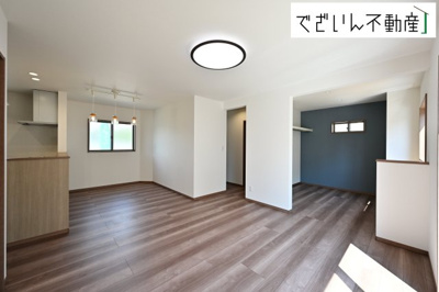 【居間・リビング】 | 本庄市小島　新築住宅ー＊Design HOUSE＊ | ≪C号棟≫
現地(2025年7月撮影)