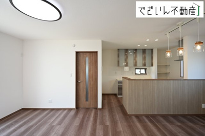 【居間・リビング】 | 本庄市小島　新築住宅ー＊Design HOUSE＊ | ≪C号棟≫
現地(2025年7月撮影)