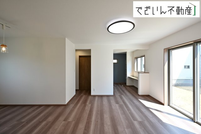 【居間・リビング】 | 本庄市小島　新築住宅ー＊Design HOUSE＊ | ≪C号棟≫
現地(2025年7月撮影)
