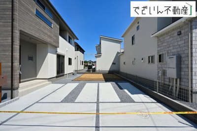 【駐車場】 | 本庄市小島　新築住宅ー＊Design HOUSE＊ | ≪C号棟≫
現地(2025年7月撮影)