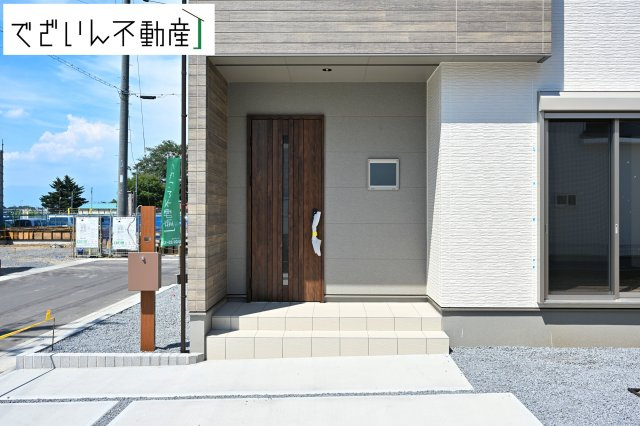 【玄関】 | 本庄市小島　新築住宅ー＊Design HOUSE＊ | ≪C号棟≫
現地(2025年7月撮影)
