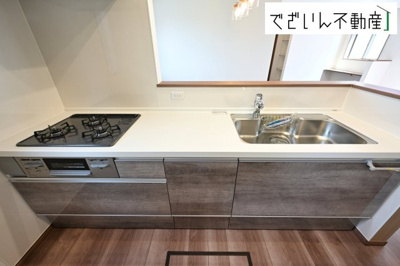 【キッチン】 | 本庄市小島　新築住宅ー＊Design HOUSE＊ | ≪C号棟≫
現地(2025年7月撮影)