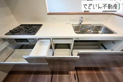 【キッチン】 | 本庄市小島　新築住宅ー＊Design HOUSE＊ | ≪C号棟≫
現地(2025年7月撮影)