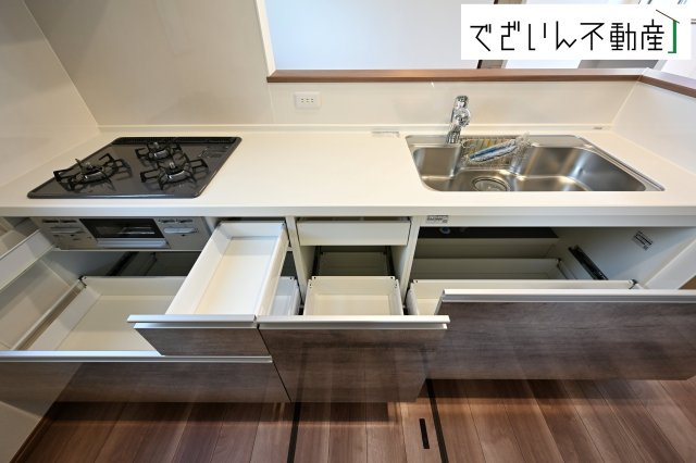 【キッチン】 | 本庄市小島　新築住宅ー＊Design HOUSE＊ | ≪C号棟≫
現地(2025年7月撮影)