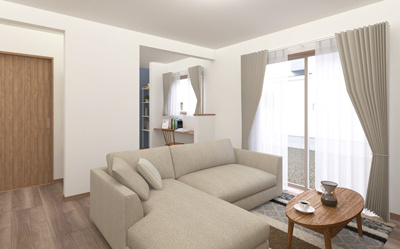 【居間・リビング】 | 本庄市小島　新築住宅ー＊Design HOUSE＊ | ≪C号棟≫